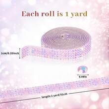 12-1 jardowa samoprzylepna wstążka z kryształkami i diamentami do samodzielnego wykonania, dekoracji samochodowych i telefonów