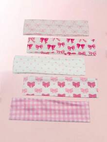 1 Peça Tiara Fofa para Mulheres e Meninas, Tiara Elástica com Estampa de Borboleta e Coração, Faixa de Cabelo Antiderrapante para Esportes, Xadrez, Tecido Macio, Acessórios de Cabelo para Exercícios Diários, Yoga, Fitness, Acessórios de Outono, Lenço de Cabeça Feminino, Bandana Fashion, Turbante para Presente, Laços para Looks de Férias