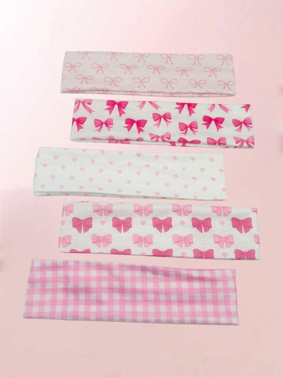 1 Peça Tiara Fofa para Mulheres e Meninas, Tiara Elástica com Estampa de Borboleta e Coração, Faixa de Cabelo Antiderrapante para Esportes, Xadrez, Tecido Macio, Acessórios de Cabelo para Exercícios Diários, Yoga, Fitness, Acessórios de Outono, Lenço de Cabeça Feminino, Bandana Fashion, Turbante para Presente, Laços para Looks de Férias