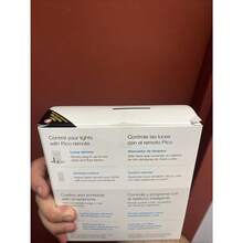 Lutron Caseta PPKG1PWH Wireless Smart Lighting Lamp Dimmer And Remote Kit