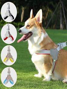 可调节反光狗背带牵引绳，适合中型和大型犬 - 彩色 - 查看 7