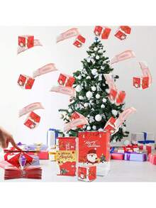 12PCS/SET Christmas Surprise Gift Box Explosion For Money, Christmas Explosion Gift Box, Surprise Pop Up Money Box For Merry, Merry Christmas Money Holders For Cash - Multicolor - View 6