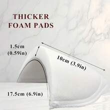 4/8 szt. nakładek na ramiona, unisexowe pikowane kurtki, naszywane nakładki na ramiona do szycia i podszewki marynarek, koszulek, akcesoriów do szycia