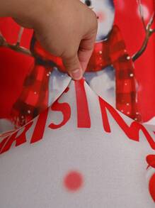 1pc/4pcs/6pcs/20pcs Christmas Milk Silk Printed Chair Cover, Elastic Holiday Printed Chair Dust Cover Protector, Suitable For Office, Living Room, Hotel, Event Chairs, Christmas Tree, Santa Claus, Christmas Bells, Christmas Decorations, Christmas Gifts