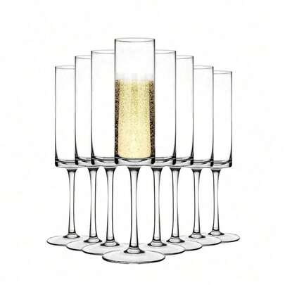 Ly sâm panh acrylic, ly rượu vang cho tiệc cưới, ly sâm panh, ly phù dâu, ly cô dâu, ly sâm panh không vỡ, ly sâm panh tái sử dụng, ly martini nhựa thanh lịch - Hoàn hảo cho cocktail, sâm panh và món tráng miệng - Có thể tái sử dụng, ly mousse, thích hợp cho đám cưới, tiệc tùng, quán bar, tiệc Halloween và Giáng sinh.