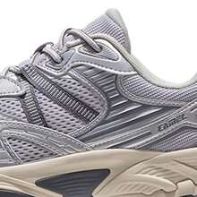 CAMEL CROWN Men Shoes Breathable Mesh Sneakers, Retro Versatile Casual Jogging Shoes - Buckwheat Gray/silver White - View 4