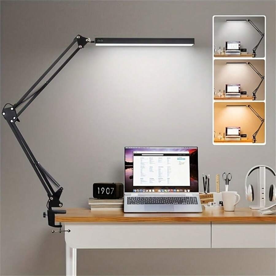 LED Table Lamp With Table Clip, Eye Protection Table Lamp - 彩色 - 查看 1