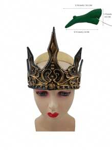 1pc Medieval COSPLAY Foam Crown, Vintage King Crown For Stage Performance