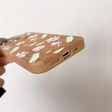 Funda para móvil con diseño de carpa koi, de alta calidad, resistente a golpes y caídas, fabricada en TPU con textura de piel de oveja, compatible con 15 PRO, 16 PRO, 14 PLUS, 13 RRO, 12, 11 PRO, XS, X, XR, SHJC2269 - Caqui - Ver 3