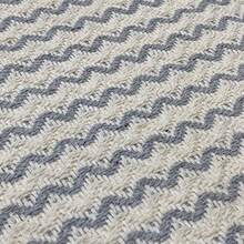 Individual Runner Rug Various Sizes - 100% Cotton Home Living Room Bedroom Kitchen - Gray/Natural - View 3
