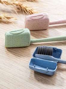 4pcs Portable Toothbrush Case - Keep Your Toothbrush Clean & Safe On The Go!  Travel Accessories Back To School Stuff Dorm Essentials Travel Essentials Travel Organizer For Beach Summer Vacation Back To School School Supplies Holiday Camping Holiday EssentialsToothbrush Holder Tooth Brush Holder Toothbrush Cover Toothbrush Head Cover Toothbrush Head Cases Toothbrush Cap Toothbrush Protector Mini Perfume For Women Perfume For Men Perfume Bottle Travel Must Haves School Accessories Back To School Supplies