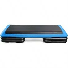 Tone Fitness Compact Aerobic Step Platform | Exercise Step - Black/Blue - View 3