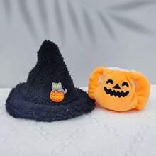 17cm Puppenkleidung Halloween Kürbis Kostüm, Weihnachtsdekoration Keramik Kürbis Puppe Dämon Kostüm für Labubu