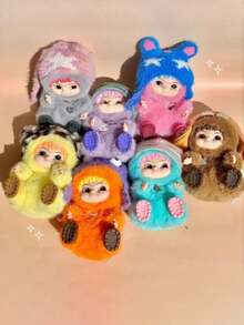 1 件 WAKUKU 系列玩偶、玩具、背包挂件、汽车玩偶、桌面装饰玩偶、房间装饰玩偶、橡胶毛绒挂饰。女孩和孩子都会喜欢的礼物。 - 彩色 - 查看 1