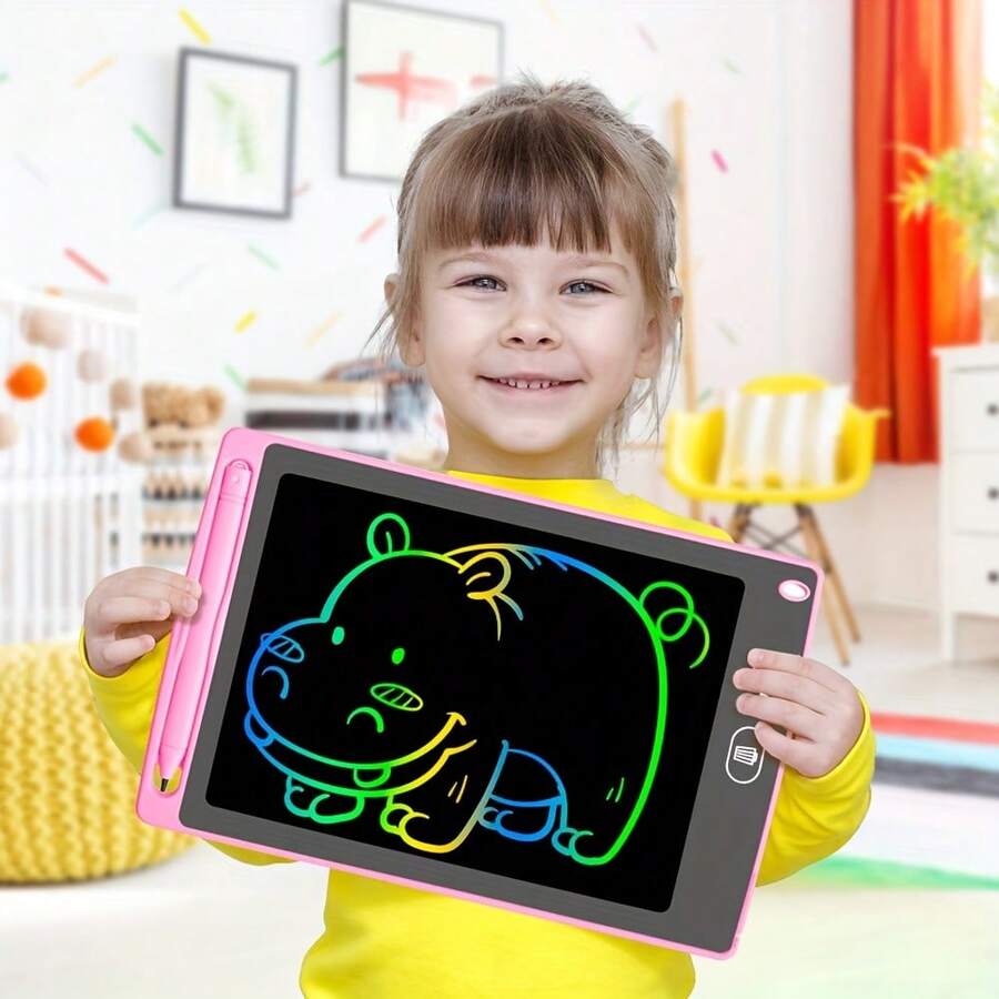 50 pieza Tableta de escritura electrónica de 8.5 pulgadas Pantalla a color Tablero de dibujo Papel para escritura a mano Tableta de dibujo Regalo para adultos en el hogar, la escuela y la oficina (Algunas partes se envían al azar), Vuelta a clases