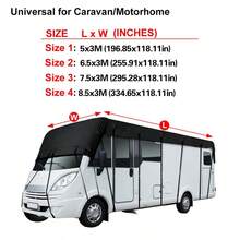 Waterproof Protective Roof Top Cover For Motorhome Caravan Camper - Black - View 6