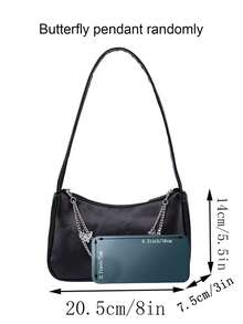 包包女新款时尚手提斜挎包简约休闲大容量托特包时尚单肩包女 - 黑色 - 查看 4