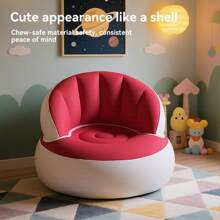 1 件套带靠背充气沙发，便携式快速充气可折叠休闲沙发，PVC 植绒表面，适用于客厅、游戏室、卧室、阳台、阅览室 - 彩色 - 查看 7