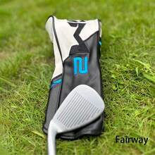 Golf Club Head Cover Skull Design Protection Set, Suitable For Wood, Fairway Wood, Hybrid Club, PU Leather Material, Soft And Durable Golf Accessories - Blue - View 10