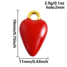 1pc/2pcs Luxury Delicate 304 Stainless Steel Electroplated Pendant Charms, Suitable For DIY Jewelry, Jewelry Making, Crafts - Ocean Life, Cherry, Flower Designs - Color - View 63