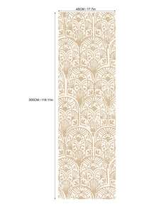 Arches 可移除自粘墙纸 Boho DECO ARCHES 即撕即贴墙纸 家居装饰 墙面艺术 房间装饰 植物墙贴 精美壁画，17.7 英寸 * 9.8 英尺 - 彩色 - 查看 14
