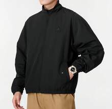 Adidas U VBE WB NEO 拼布休闲运动夹克 - 黑色 - 查看 2