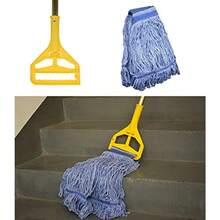 Mop Head Replacement Commercial Heavy Duty String Blue Wet Mop Heads For 3 Typs Commercial Mop Handle 1Medium - 如圖 - 查看 5