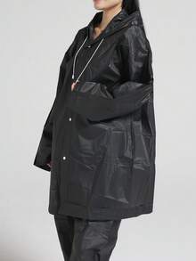 2pcs Waterproof EVA Hiking Raincoat Set, Multipurpose Transparent Raincoat For Men And Women, Backpack Rain Poncho For Camping And Hiking