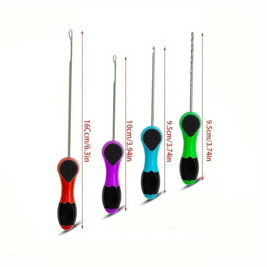 Herramienta de pesca para boilies, taladro para boilies, aguja para boilies, accesorios de aguja para pesca de carpas