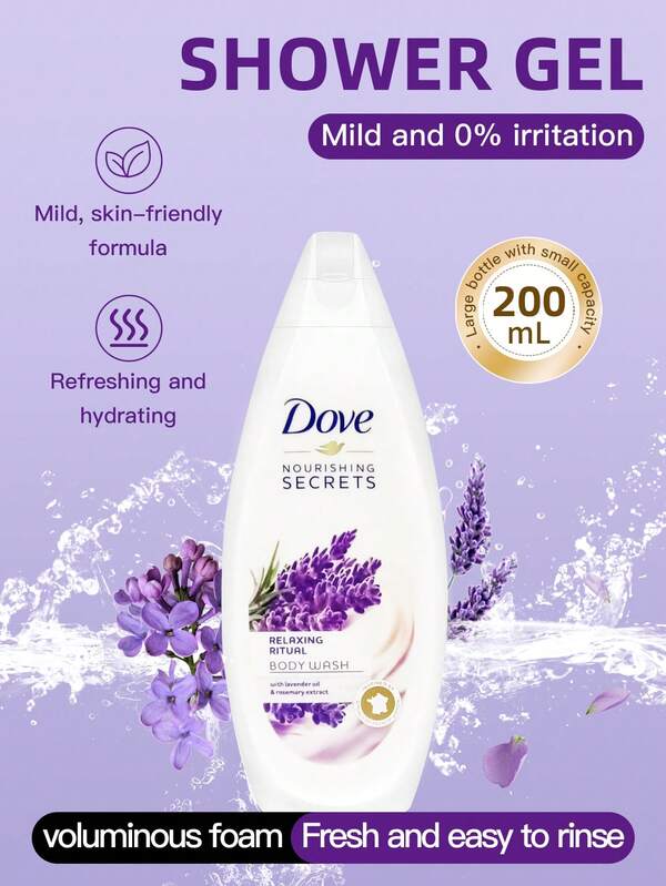 Dove Bagnoschiuma Rilassante alla Lavanda Dove 200ml