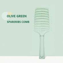 Curling Comb Three Piece Set  Curl Defining Brush-Curly Hair Brush Define Styling Brush For Curly Hair, Curl Brush For Curly Hair Wet, Shaping & Defining Curls For Women ,Christmas Gifts - Bộ ba món màu xanh lá cây 3 món - Xem 2