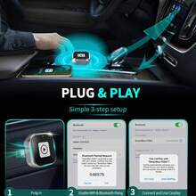 Mini Wireless CarPlay Adapter For - Ultra Compact, Plug & Play, Auto Connect,Convert Wired To Wireless CarPlay In Seconds, IOS 10+ Compatible (2025 Upgrade) For Cars 2016+(Silver) - Silver - View 3