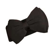 1 peça cinto elástico com laço feminino, acessório para vestido casual - Preto - Ver 3