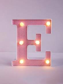 1 件 16 厘米/21 厘米 LED 字母灯，粉色闪烁字母灯，电池供电，房间装饰夜灯，桌面中心装饰，用于卧室、家庭、生日派对装饰、夜间婚礼、生日、圣诞灯、女孩礼物、儿童房装饰、婴儿房装饰、迎婴派对、情人节装饰 - 暖白光 - 查看 37