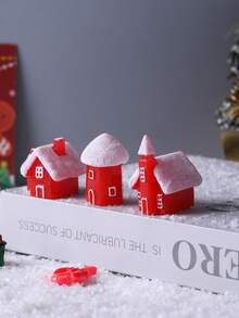 3pcs/4pcs/6pcs Holiday Christmas Decoration Set - Mini Santa Claus Sleigh & Reindeer Figurines, Red & Gold Push Cart Statues, Resin Made - Suitable For Tabletop Display And Holiday Gifts, Christmas Decor | Cute Reindeer Figurines | Resin Structure, Holiday Decorations, Christmas Decorations, Christmas Party