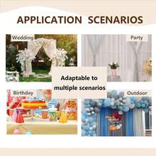 95x48-Inch Dazzling Sequin Star Curtain With 3D Stereo Light And Shadow Effects Decoration - Romantic Backdrop Wall For Wedding Venues, Shining Decoration For Birthday Parties, High-Grade Texture With Gold Sequin Material, High-End Space Decoration For Living Rooms And Bedrooms, Magic Tool For Creating A Festive Celebration Atmosphere, Backdrop Curtain With High Photo-Taking And Check-In Success Rate(Wedding Banqueta Party Autuumn Elegant Bridal Shower Table Decoration Dining Table Wedding Party EventHalloween Christmas:DecorationThanksgiving Dayfestival Home Decor) - 銀色 - 查看 8