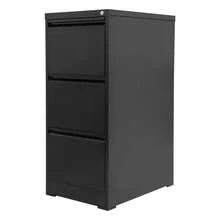 Lockable Filing Cabinet, Metal Filing Cabinets With 3 Drawers, Office Cabinet - Default - View 9