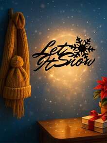 1 PC Christmas Snowflake Wall Decor – Exquisite Festive Design To Brighten Your Space! Perfect For Living Rooms, Bedrooms & Holiday Styling. Adds A Magical Christmas Vibe To Any Home Decor, Suitable For Modern Home Decor, Home Decoration, Room Decor, Bedroom Decor, Bathroom Decor, - Multicolor - View 3