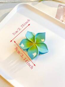 6pcs Flower Hair Clips - Suitable For Thick Hair, Strong Grip, Hawaiian Style, Adorable Hair Accessories, Thin Hair Purple Flower Claws, Women And Girls Holiday Gift Hair Styling, 6pcs Large Colorful,Flower Claw Hair Jaw Clip Hair Clamps Hair Clutch Hair Catcher Clip, Beach Accessories, Claw Clip Fall Winter For Vacation Outfits Woman