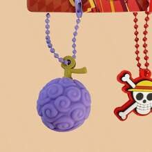 Miniso Mặt dây chuyền Trái Ác Quỷ Ba Chiều trong series One Piece (Luffy). Sản phẩm được thiết kế theo hình dạng ba chiều dựa trên Trái Ác Quỷ của Luffy, tràn đầy năng lượng và sức sống. (1 PC) - Nhiều màu - Xem 4