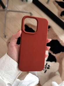 Ốp điện thoại màu đỏ táo tàu cao cấp, tối giản, thanh lịch, tương thích với iPhone 16 Pro Max/16 Pro/16/16 Plus/15/15 Pro Max/15 Pro/15 Plus/11/12/13/14 Pro Max/XS/XR/11 Pro/11 Pro Max/12 Pro/12 Pro Max/13 Pro/13 Pro Max/14 Pro/14 Pro Max/14 Plus, vỏ mềm, thiết kế sáng tạo dành cho cả nam và nữ, chống nước, chống sốc, chống rơi vỡ và chống trầy xước. - Phiên bản nâng cấp màu đỏ - Xem 9