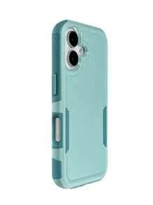 豪华装甲双层保护手机壳适用于 16 11 12 13 14 15 Pro Max Plus 16E 盒子硬塑料防震保险杠后盖防水防摔防刮 - 藍色 - 查看 3