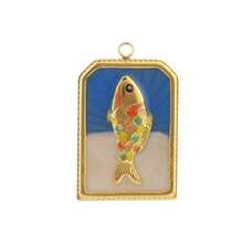 1pc Stainless Steel Unique Design Fish, Flame, Pentagram, Leaf, Starfish, Tarot Card Pendant, Handmade DIY Jewelry Accessory