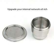 可重复使用的咖啡胶囊，适用于可填充不锈钢咖啡过滤器和意式浓缩咖啡配件