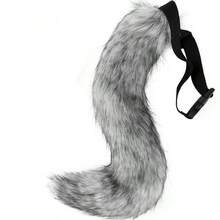 1件圣诞猫尾巴服装，可爱狐狸毛绒尾巴角色扮演猫女配饰尾巴带挂绳，适合万圣节、圣诞节、生日、家庭聚会、动漫角色扮演、情人节、圣诞礼物、新年礼物 - 彩色 - 查看 23