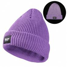 TOHUIYAN Magical Reflective Knitted Hats High Visibility Winter Warm Fleece Ski Caps Women Men Skullies Beanie Hat For Night Running Walking Cycling - A - View 14