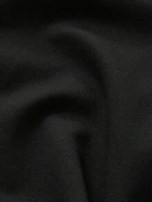 Minimalist Sexy Home Daily Casual American Hot Girl Deep V Neck Long Sleeve T-Shirt Sexy Inner Layer Base Shirt Unique Special Design Elastic Slim Fit Versatile Short Top, Women Halloween Outfit - Black - View 10