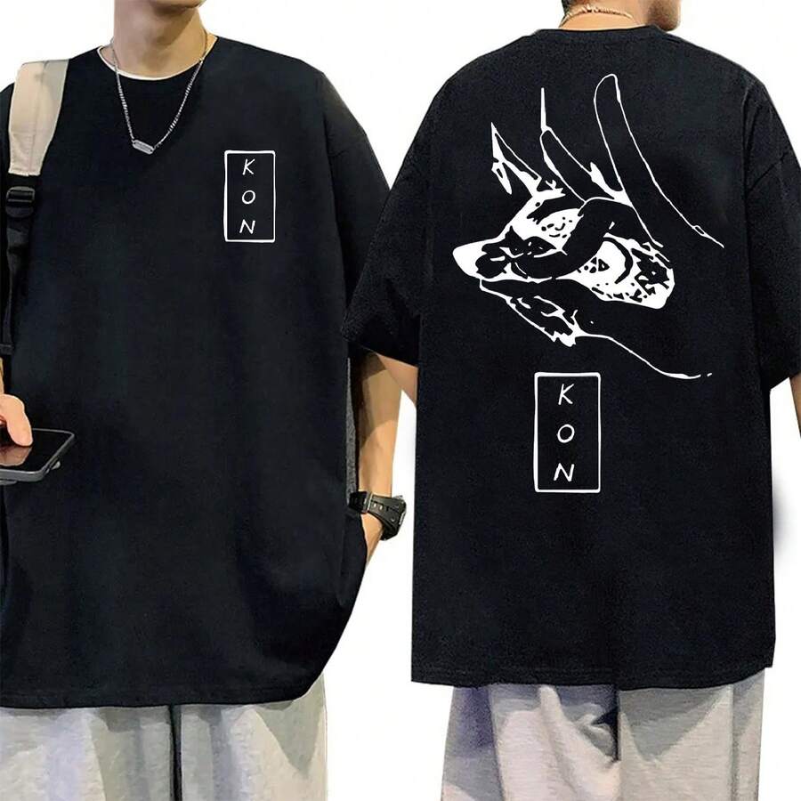 ChainsawMan Anime Manga T-Shirt Makima Denji Villain Kanji Japanese Animation Geek Unisex Male Female 100% Cotton Top Premium Streetwear Launch Immediate Shipping Various Colors!! Plus Size - WHO - 查看 1