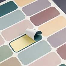 240/480张莫兰迪色标签视频储物室姓名贴纸果汁瓶密封罐颜色分类标签贴纸颜色分类贴纸返校用品，学校用品，开学第一天，万圣节，万圣节之夜， - 彩色 - 查看 6