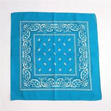 1pc Unisex Boho Style Retro Paisley Pattern Bandana, Fashionable Lightweight Multi-Purpose Headscarf For Casual, Dance, Sports, Cycling, All Seasons Use